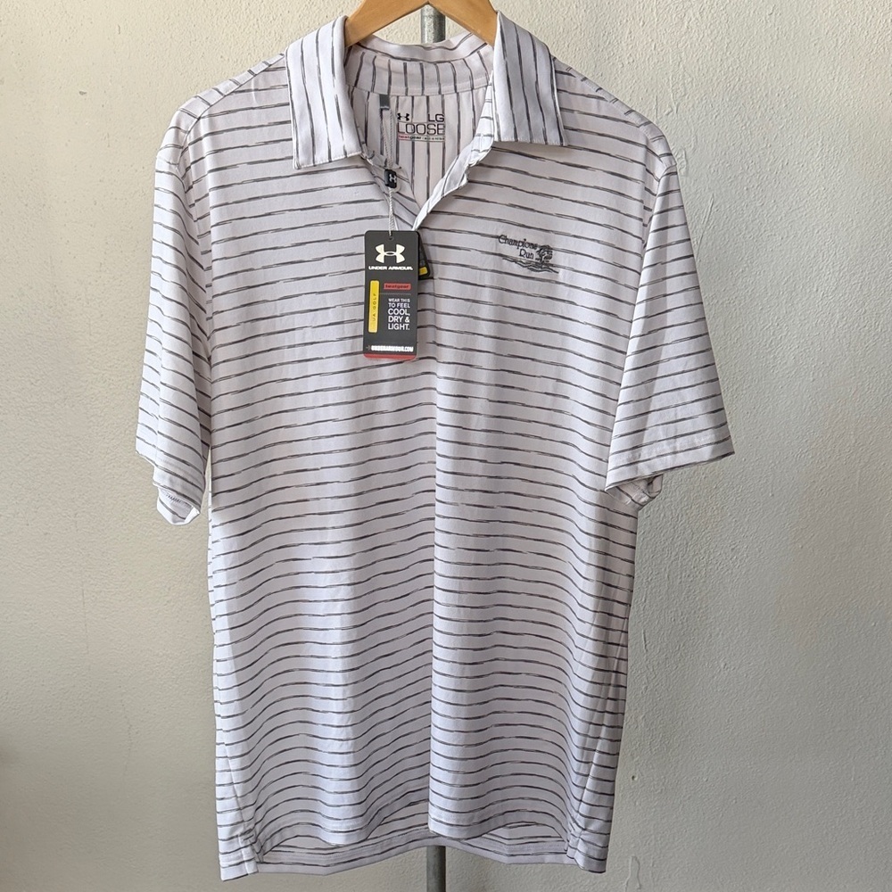 NWT Under Armour Golf Champions Run Shirt Size Large